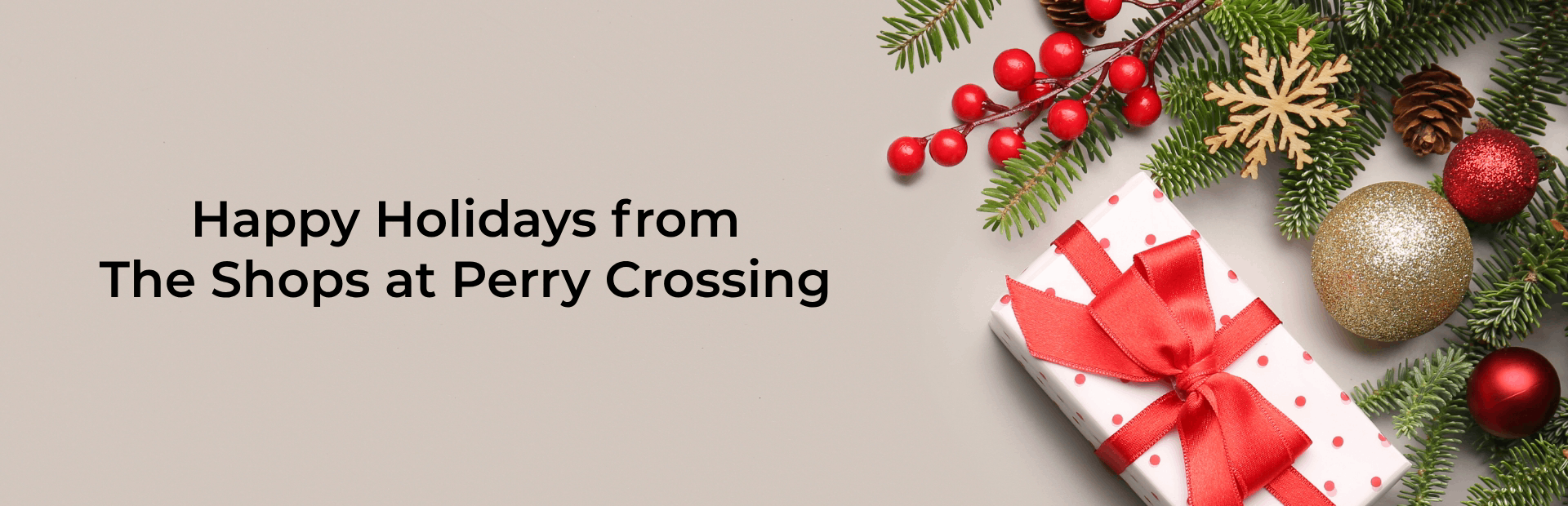 Happy Holidays from The Shops at Perry Crossing