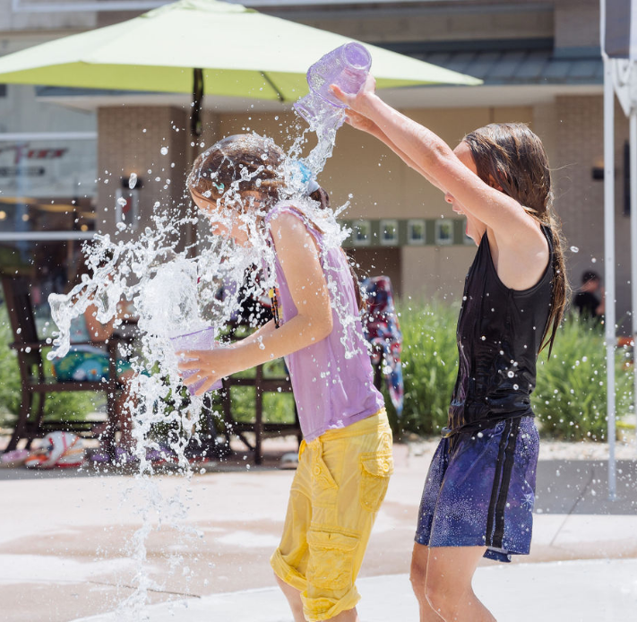 PopJet Fountain Splash Pad The Shops at Perry Crossing